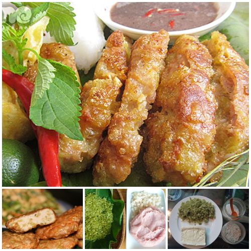 Giò chả là món ăn quen thuộc, rất dễ làm